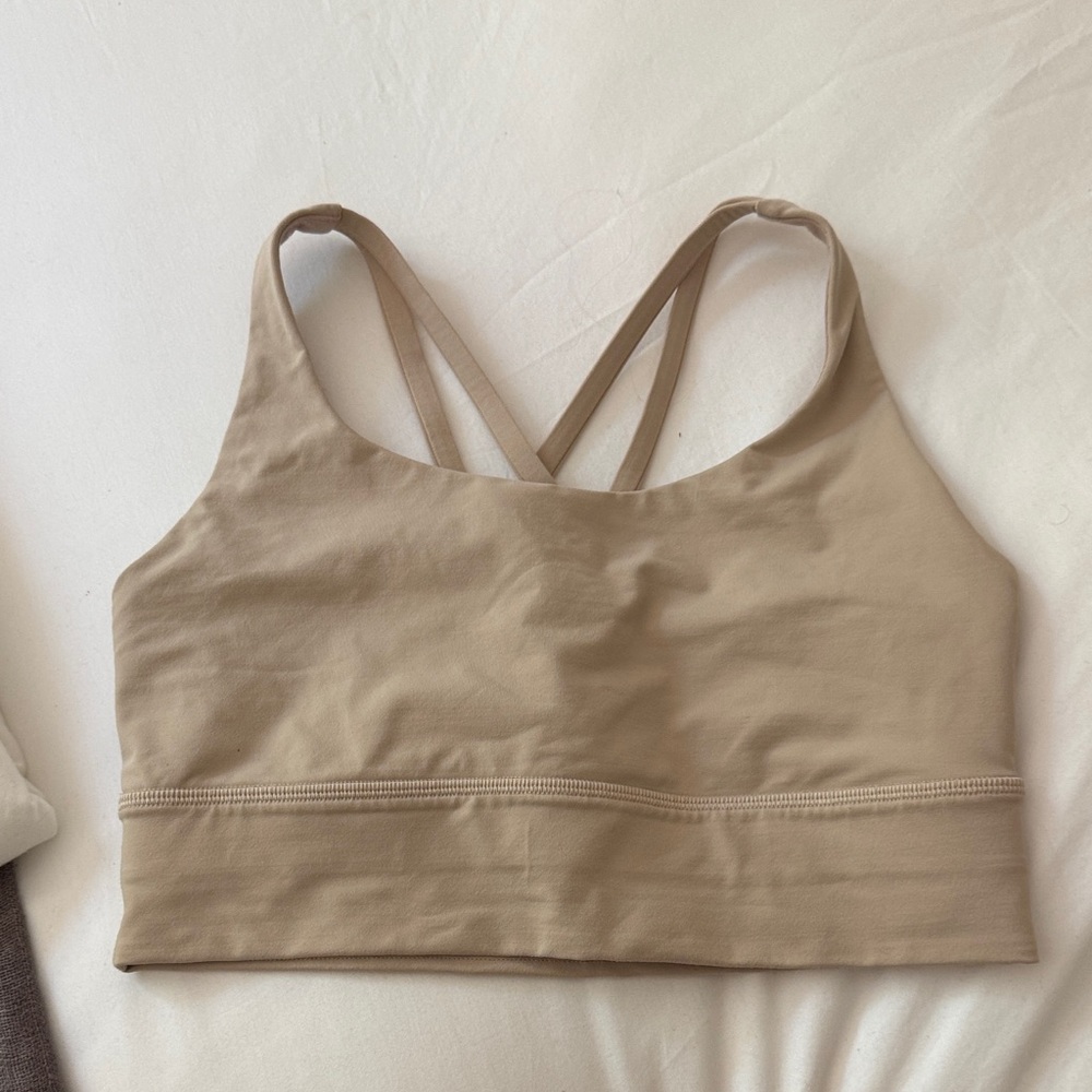 LULULEMON TAN SPORTS BRA